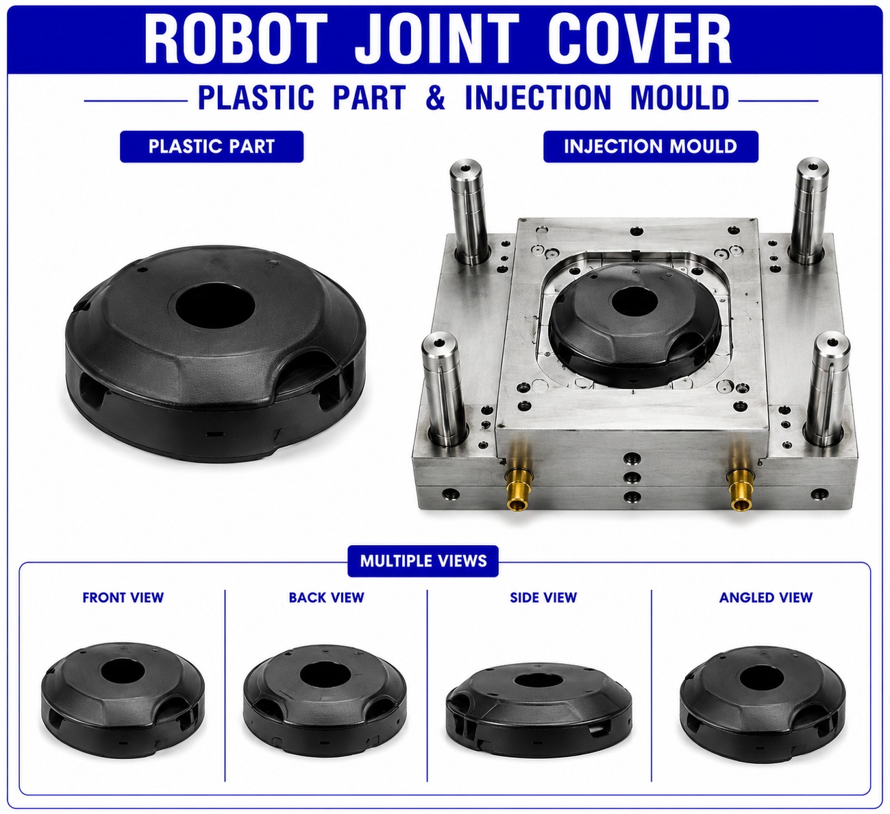 Robot Plastic Joint Cover Mould and Moulding Services